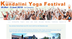Desktop Screenshot of kundalini-yoga-festival.de