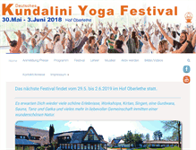 Tablet Screenshot of kundalini-yoga-festival.de